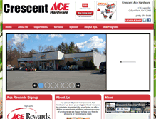 Tablet Screenshot of crescentace.com